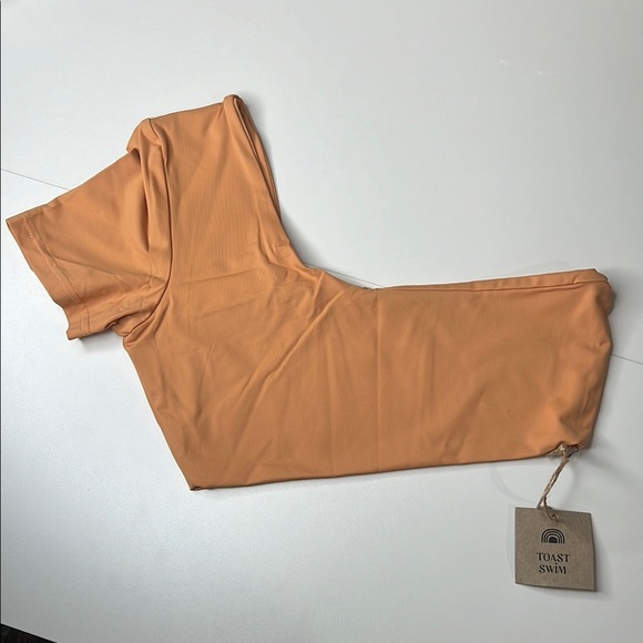 Toast Swim Sandstone One Shoulder Top - Picture 1 of 4